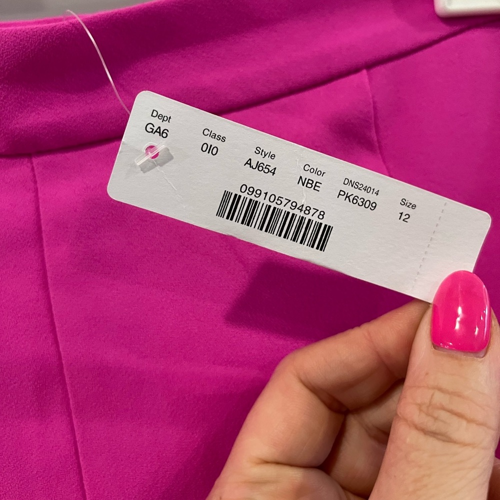 BNWT J Crew Hot Pink Skort Flowy Short - Picture 3 of 7
